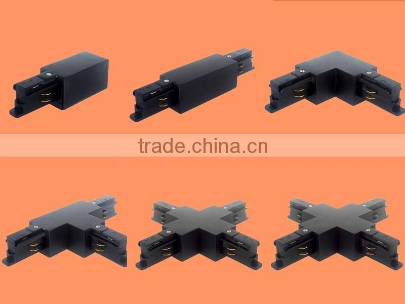 square 3 phase 4 wires track light accessories flexible connector