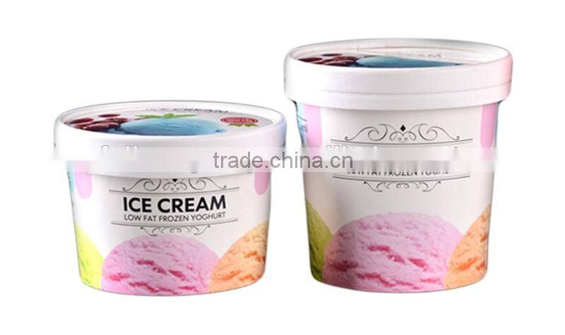 Lovely colorful printing ice cream waterproof box