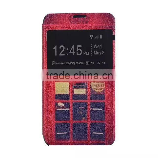 PU sublimation print custom cell phone case for SONY E4 edge