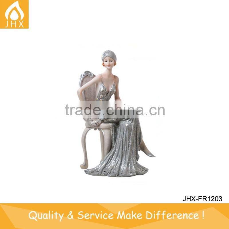 Hotsale Resin Christmas Angel Statue for Home Decor