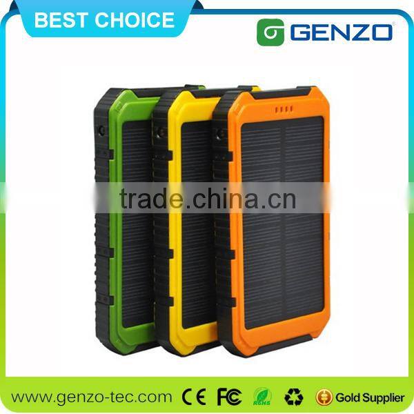 Best selling !!! China manufcturer Portable 5000mah solar power bank for mobile phone