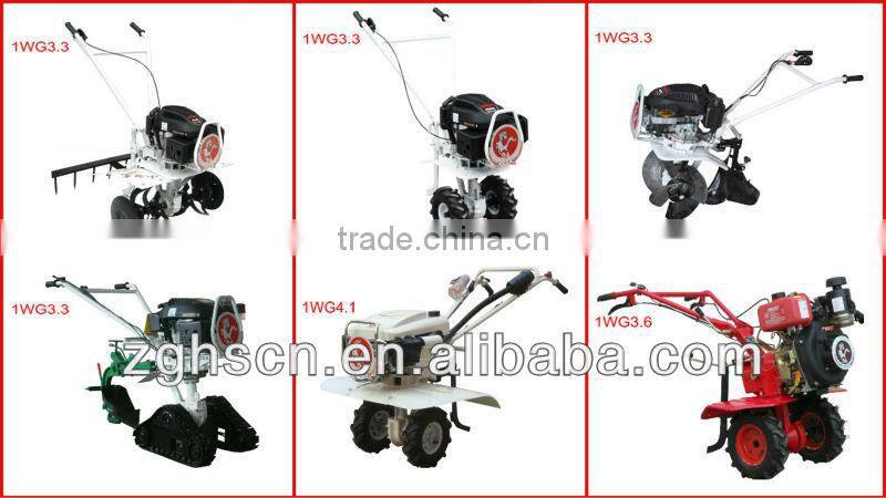 Little White Dragon 170F ploughing state micro tiller
