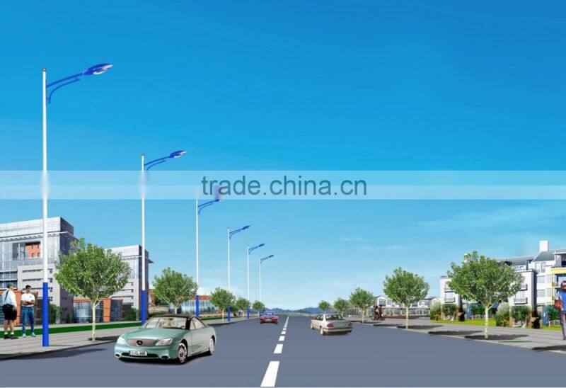 galvanized steel street lighting/lamp poles 6-12m