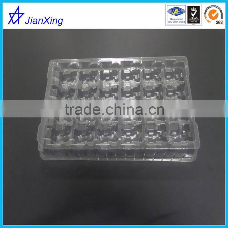 square clear plastic tray