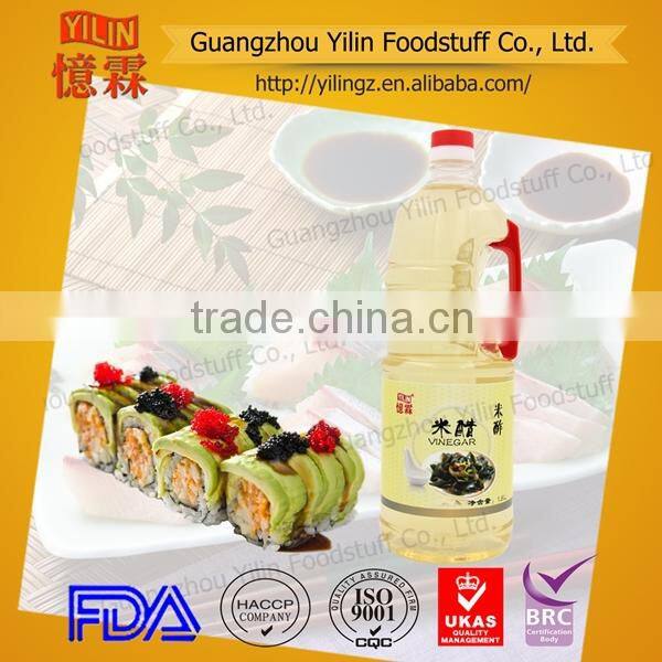 2015 top sale 1.8L plastic bottled pack Sushi Vinegar with oem servise