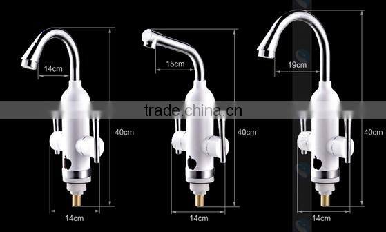 Instant electric water faucet with digital display