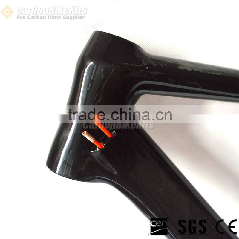 Factory price carbon T700 3K/UD road bike frame BSA/BB86.5/PF30 with fork