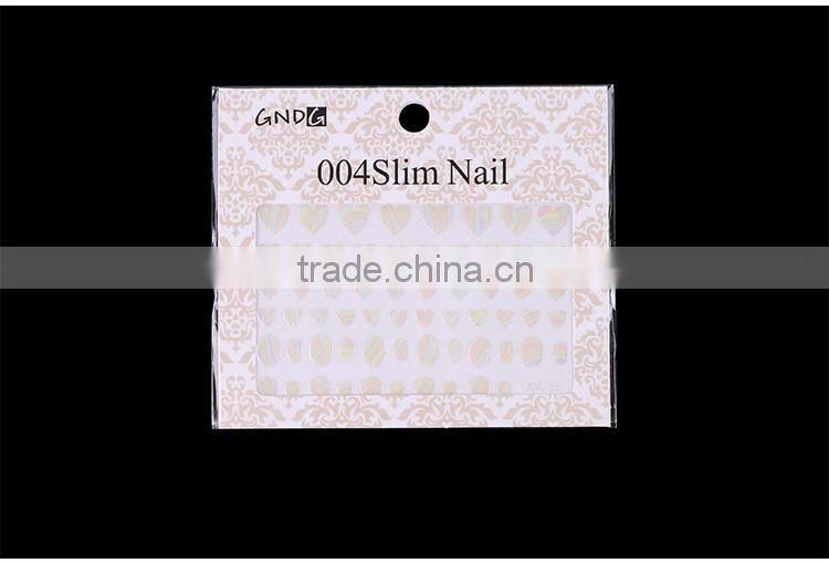 2016 Hot selling heart shape for 3D Nail art sticker wholesale
