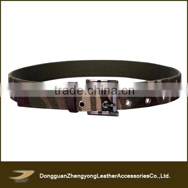 Factory wholesale custom high-grade camo canvas military style belts