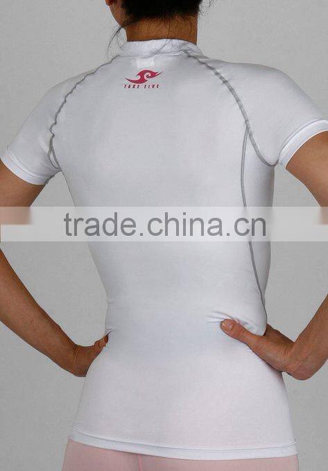 shorts leeve t shirt, polyester t shirt, compression t shirt for women