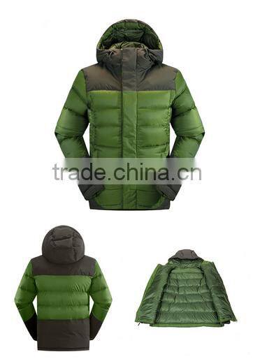 Custom men bomber down jacket