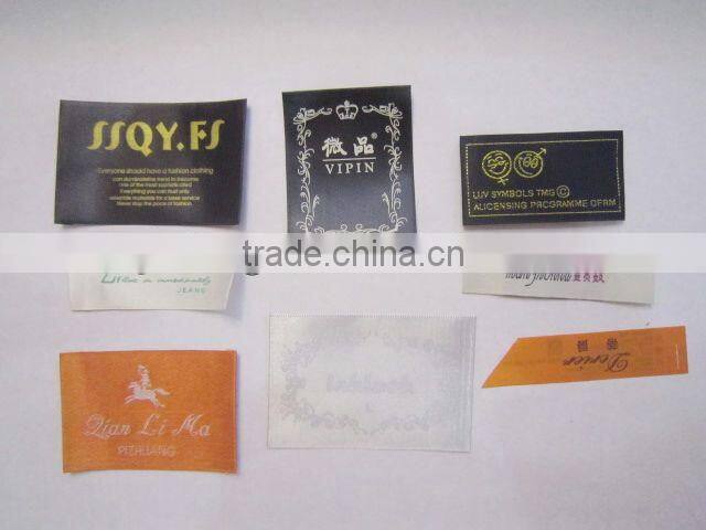 China Directly Factory Hot Cutting Woven Label