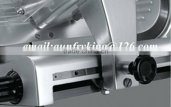 SEMI-AUTOMATIC COMMERCIAL frozen meat slicer machine 30CM BLADE THICKNESS ADJUSTMENT 0 - 15mm