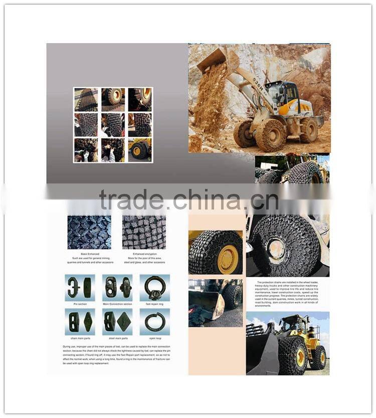 Custom-Made Wheel Loader Tyre Protection Chains