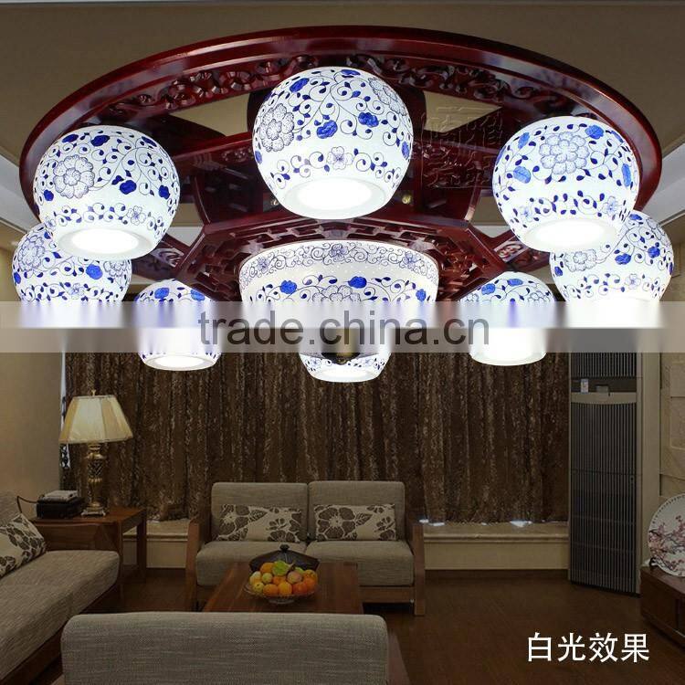 CE ETL UL tray ceiling lighting & special promotion lighting & hospital lobby ceramic bamboo ceiling light