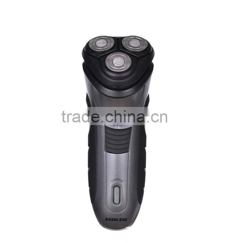 Triple head retotary electric shaver