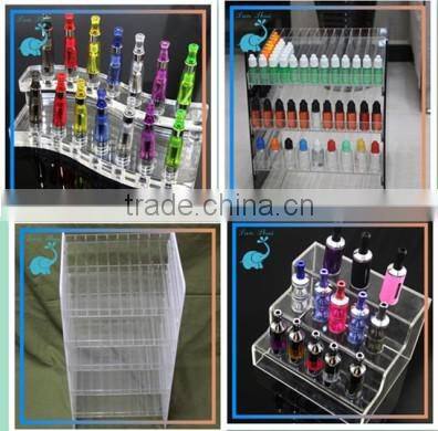 series products glass bottle with aluminum dropper cap, e-smoke glass bottle