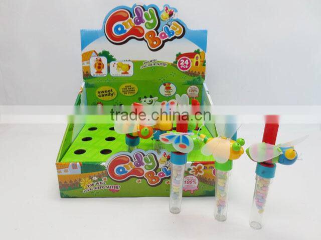 CARTOON CANDY TOYS WIND UP SWING ANIMAL