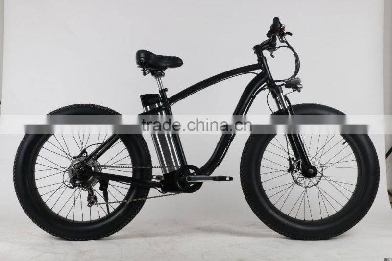 36v 350watt brushless motor black electronic mountain snow bike