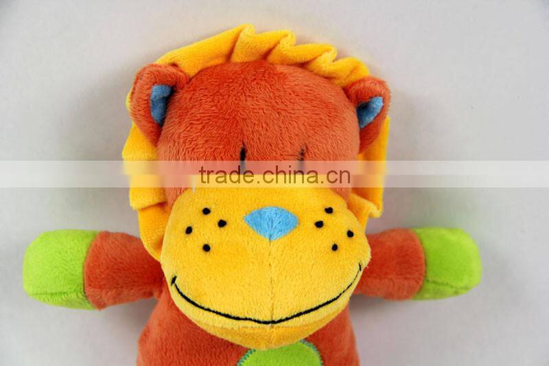 Luckiplus Hot Sale First Class Orange and Green Lion Wonderful Color Macthing Safe Technology Toy For Kids