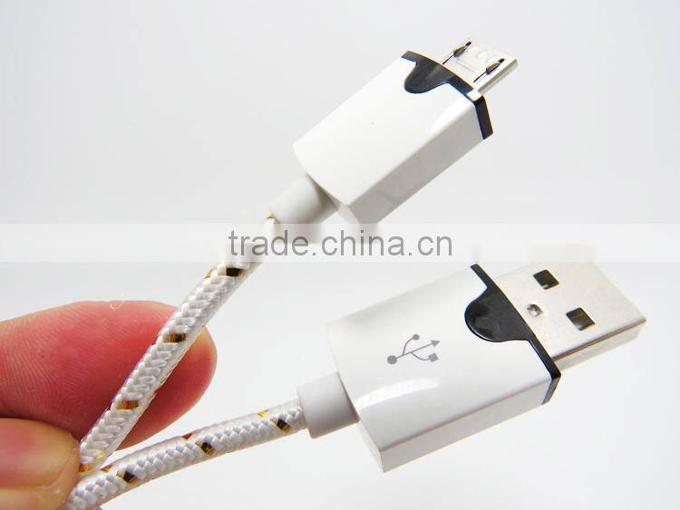 cable Phone charger usb to micro usb cable colorful cable for phone charger and data transfer