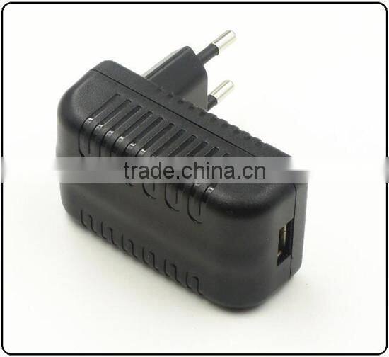CE ROHS FCC approved EU 5V 2A usb power adapter with one year warranty