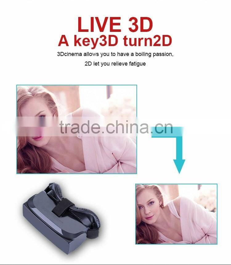 3D Virtual Reality Glasses All In One 3D VR Box Factory Price virtual reality headset 2016