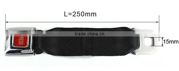 Universal 2 point car seat belt extender