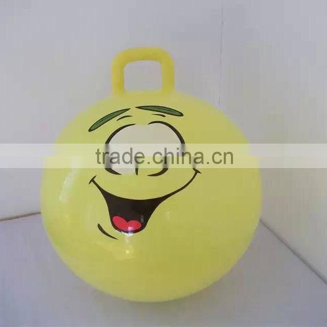Handle Jumping PVC Toy Ball