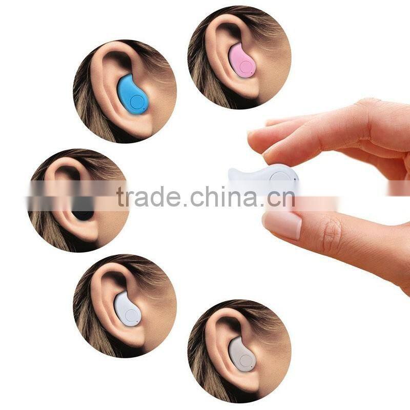 Facotry Wholesale 2016 Most Popular Wireless Bluetooth 4.0 Earbud S530 Mini Invisible Bluetooth Stereo In-Ear