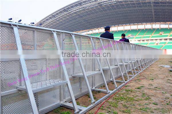 BR-DS003 aluminum alloy mojo crowd barrier for concert