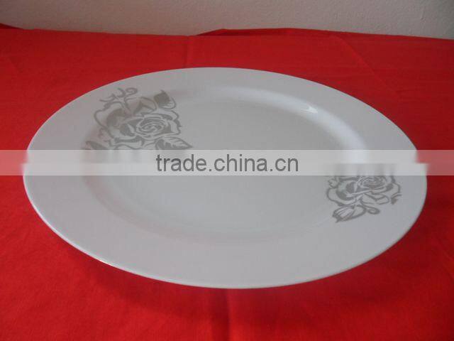Disposable plastic side plate
