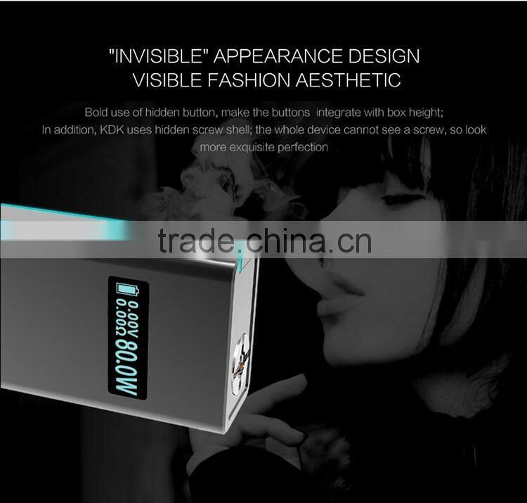 Free sample giveaway as Chinese New Year gift wholesale 80W e cigarette kit box mod has Over- Temperature Protection