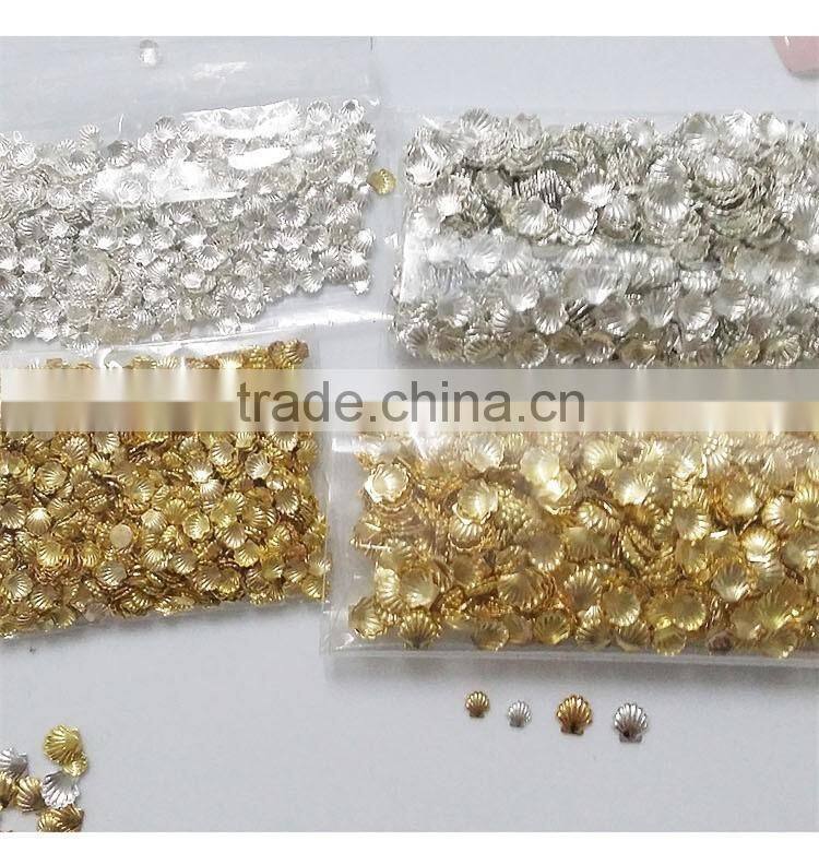 2016 Japanese Style Sea Series Metal Stud For Nail Art Rivet 3D Nail Art Different Shape Metal Stud Nail Rhinestone Gem