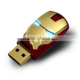 Real capacity usb 2.0 4GB Iron Man Mask pendrive