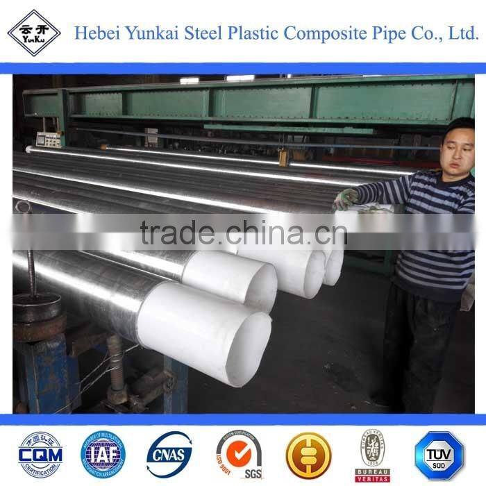Environmentally Lining Plastic Galvanized Steel Pipes for Water Supply