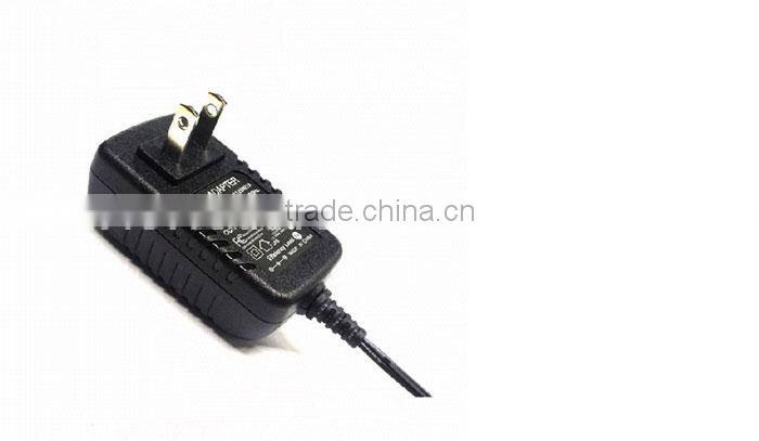 DC12V 1A US rules in the regulation black button lamp switching power supply 12W power adapter