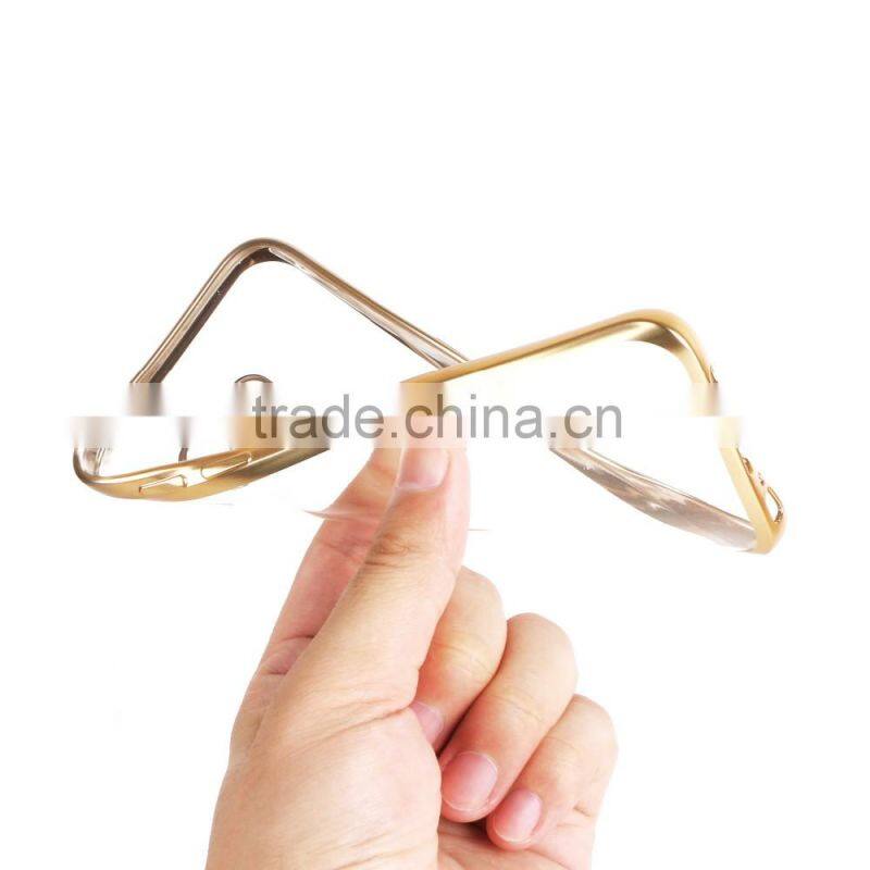 electroplating tpu phone case for samsung galaxy s6 s6edge .electroplating phone case