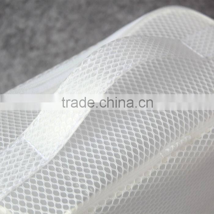 Customed for 19 years cosmetic bag with clear compartments