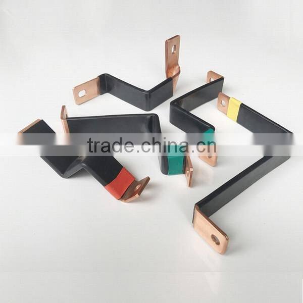 For electrical power used in a variety of electrical equipment flexible flat copper busbar