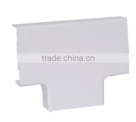 PVC Cable Trunking Fittings flat Tee