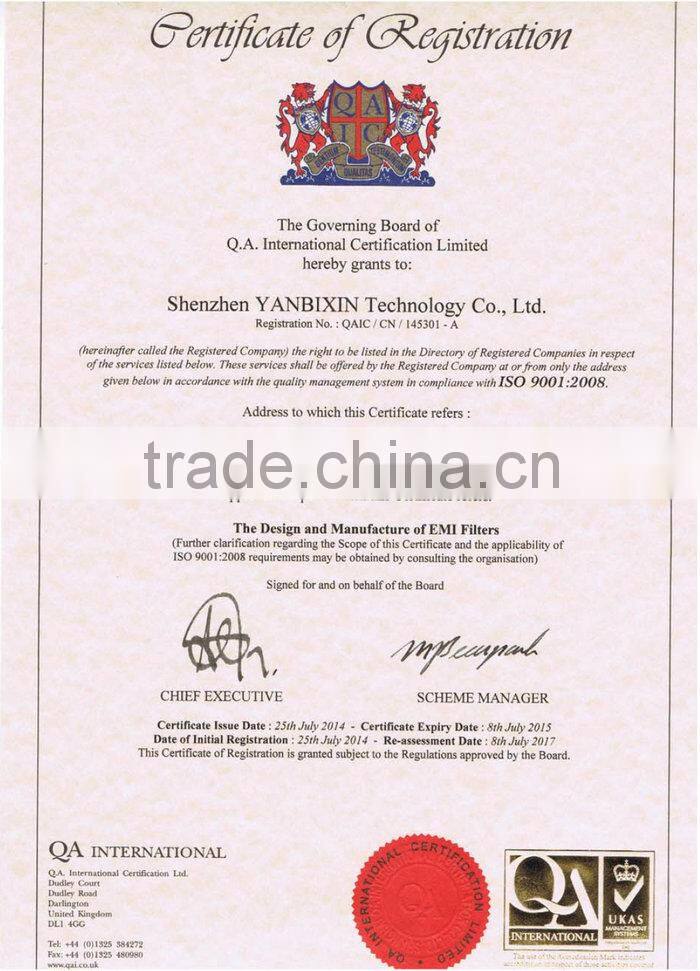 Cheap Motor Wave Interference Power Magnetic EMC Filter