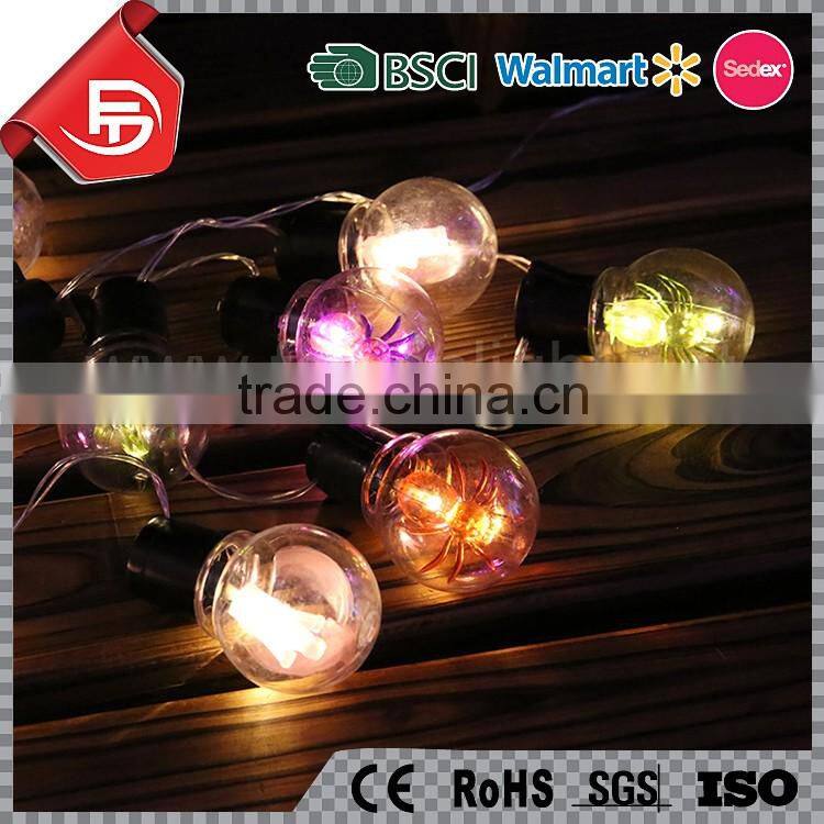 TZFEITIAN China Zhejiang factory CE ROHS Hanging Party solar led garland led ball string light