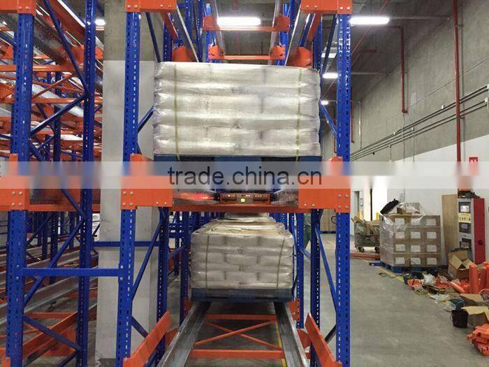 CE/ISO/TUV Certificates Warehouse Rack Use Steel Structure Shuttle Racking