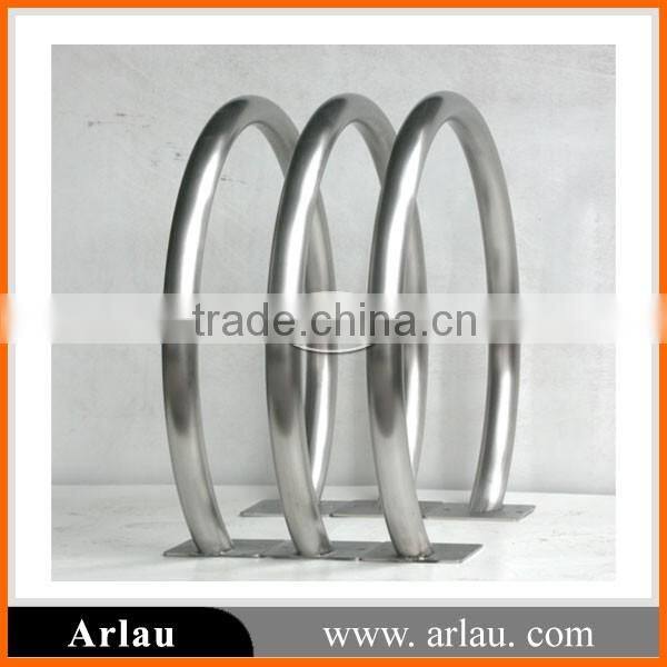 Public round metal flower planter box metal flower pot