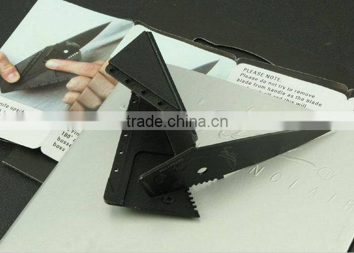 HIGH QUALITY OEM CREDIT CARD PORTABLE FOLDING KNIFE SURVIVAL KNIFE TOOL KNIFE UDTEK01852