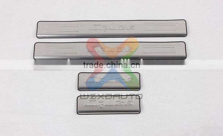 4 DOOR SILL SCUFF PLATE DOOR SILL PLATE COVABS DOOR SILL PALTE FOR CHEVROLET CRUZE 2015