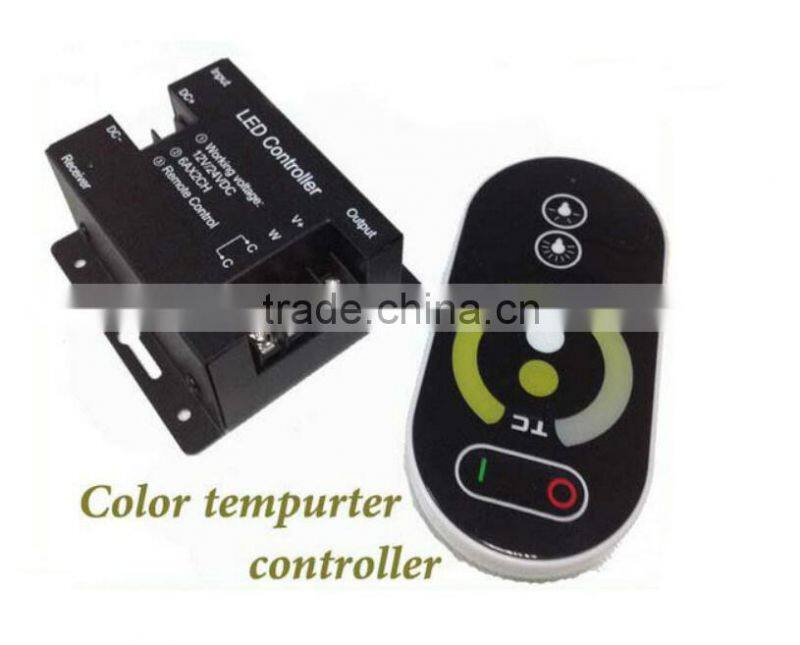 Hot sale 18A 433mhz Touching Remote LED CCT Controller