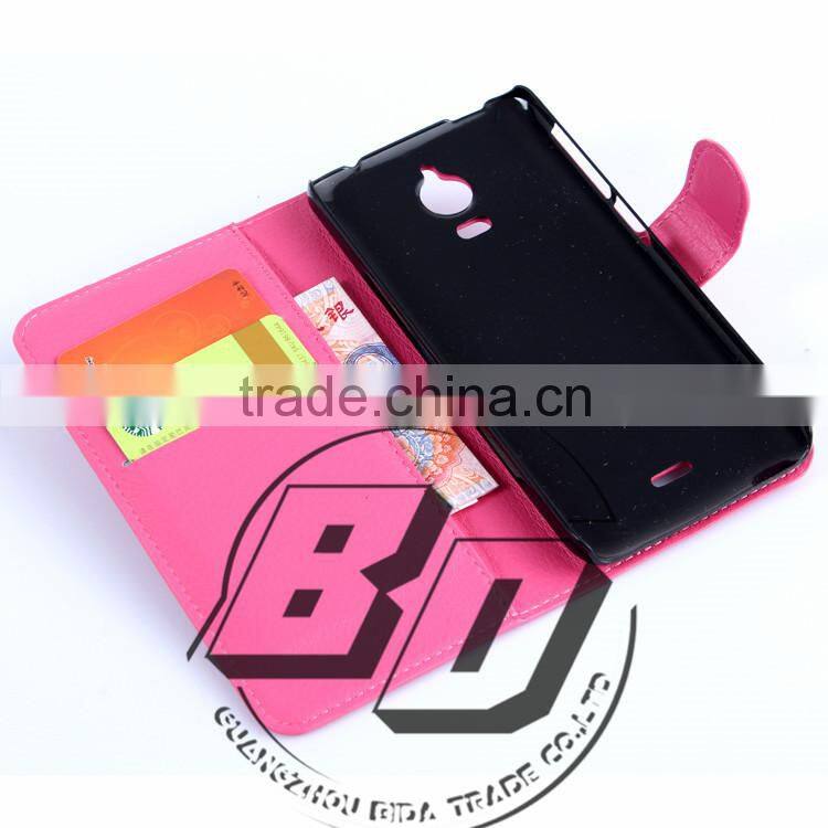 New Design Classical Flip Magnetic wallet leather case with card slots For Wiko Wax PU Leather case mobile phone case cover