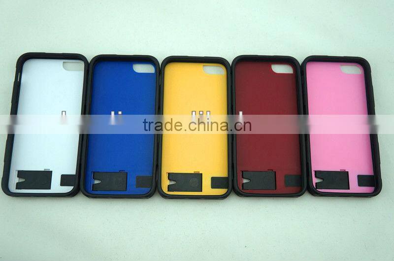 hot selling tpu bumper + matte pc backside case for iphone 5